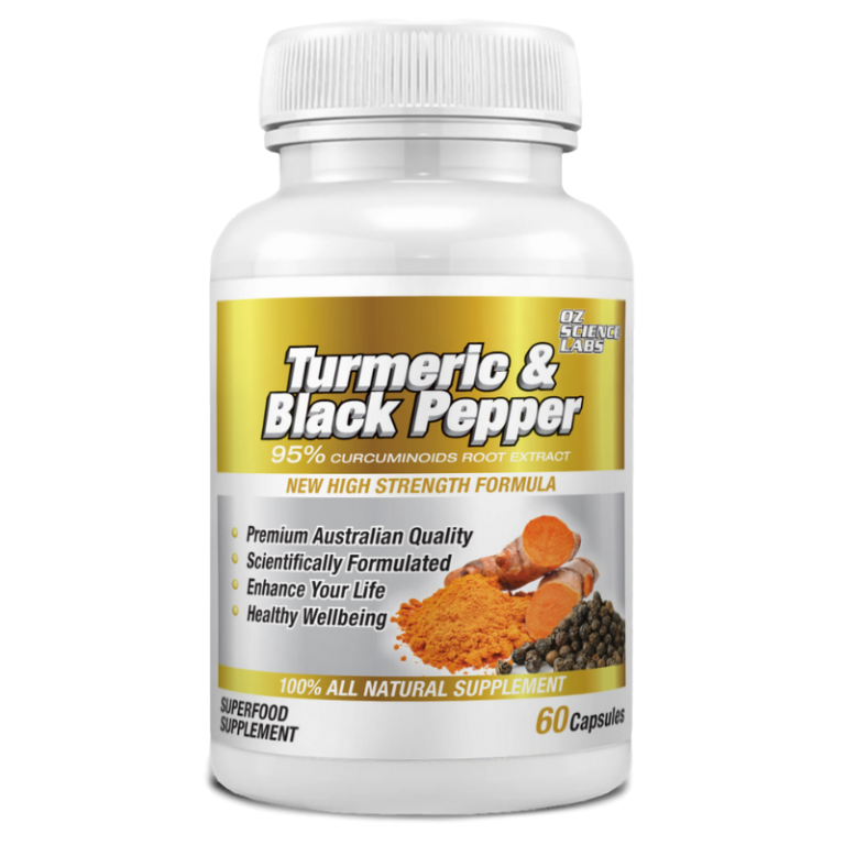 Australian Herbal Turmeric with Black Pepper (Curcumin) capsules