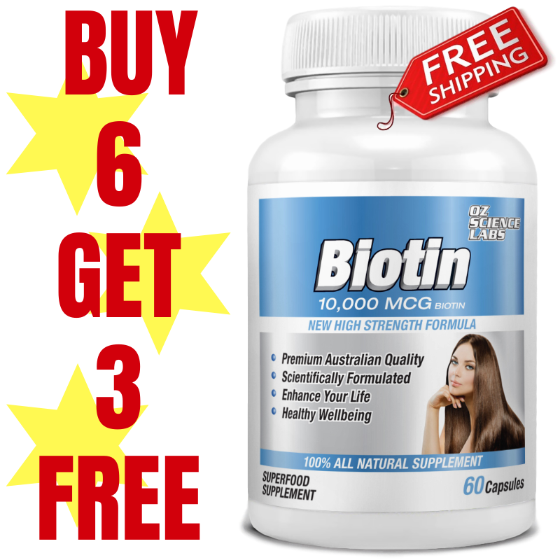 Biotin Capsules Buy 6 Get 3 FREE
