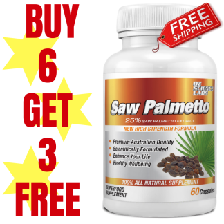 Saw Palmetto Capsules Buy 6 Get 3 FREE