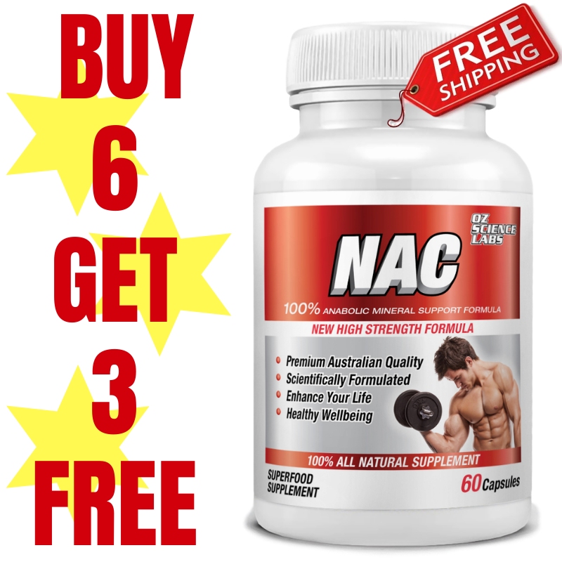 N-Acetyl Cysteine ( NAC ) Capsules Buy 6 Get 3 FREE